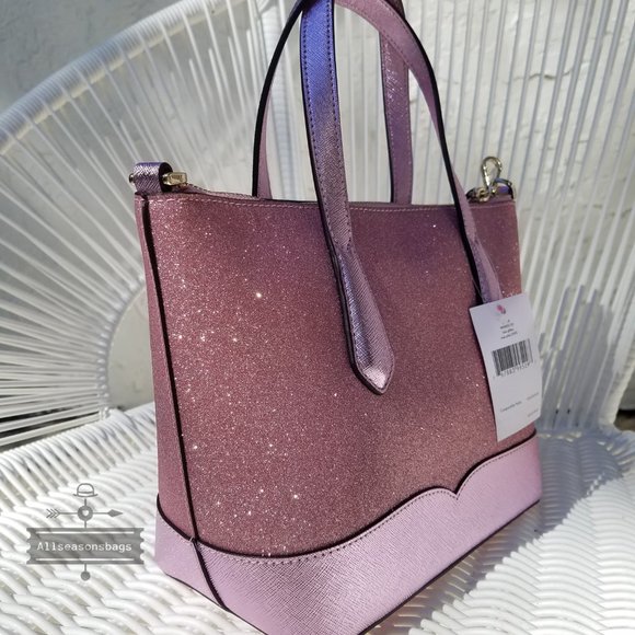 Kate spade SMALL Lola Satchel Rose PINK Crossbody - Picture 8 of 9